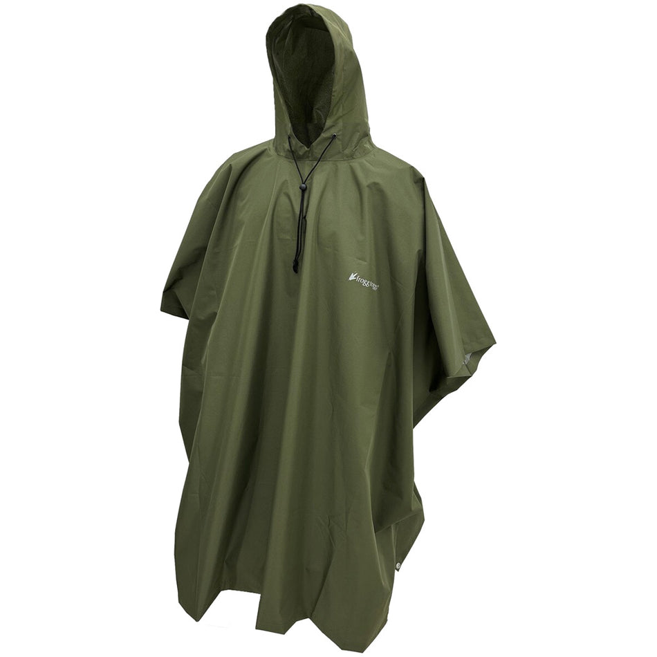 Frogg Toggs Army Green Waterproof Poncho and Tarp One Size Fits All