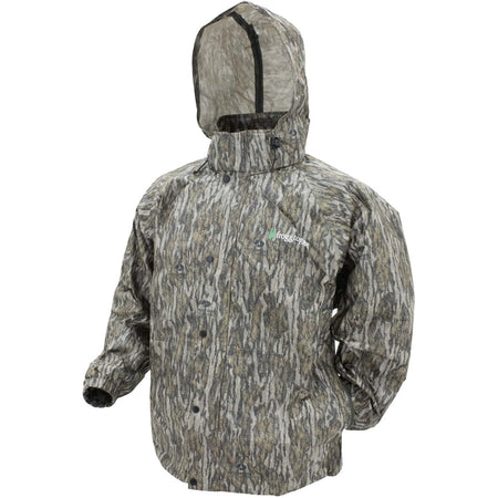 Frogg Toggs Pro Action Outdoor Rain Jacket Mossy Oak Bottomland 2X