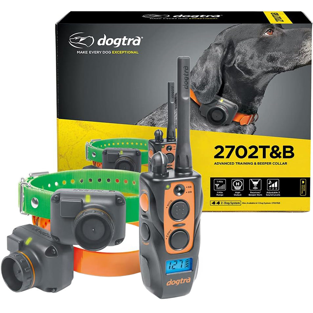 Dogtra 2702T&B Dual Dog Remote Training Collar with Tracker
