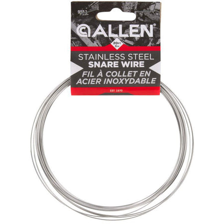 Allen 20-Foot Stainless Steel Snare Wire