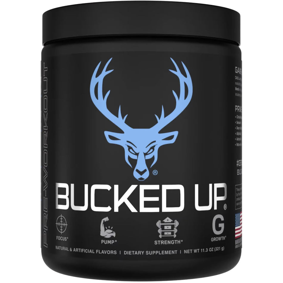 Bucked Up Blue Raz Pre-Workout Energy Formula 30 Servings