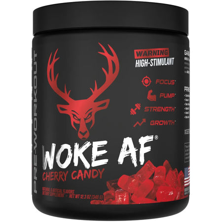 Bucked Up Woke AF Cherry Hard Candy High-Stimulant Pre-Workout 30 Servings