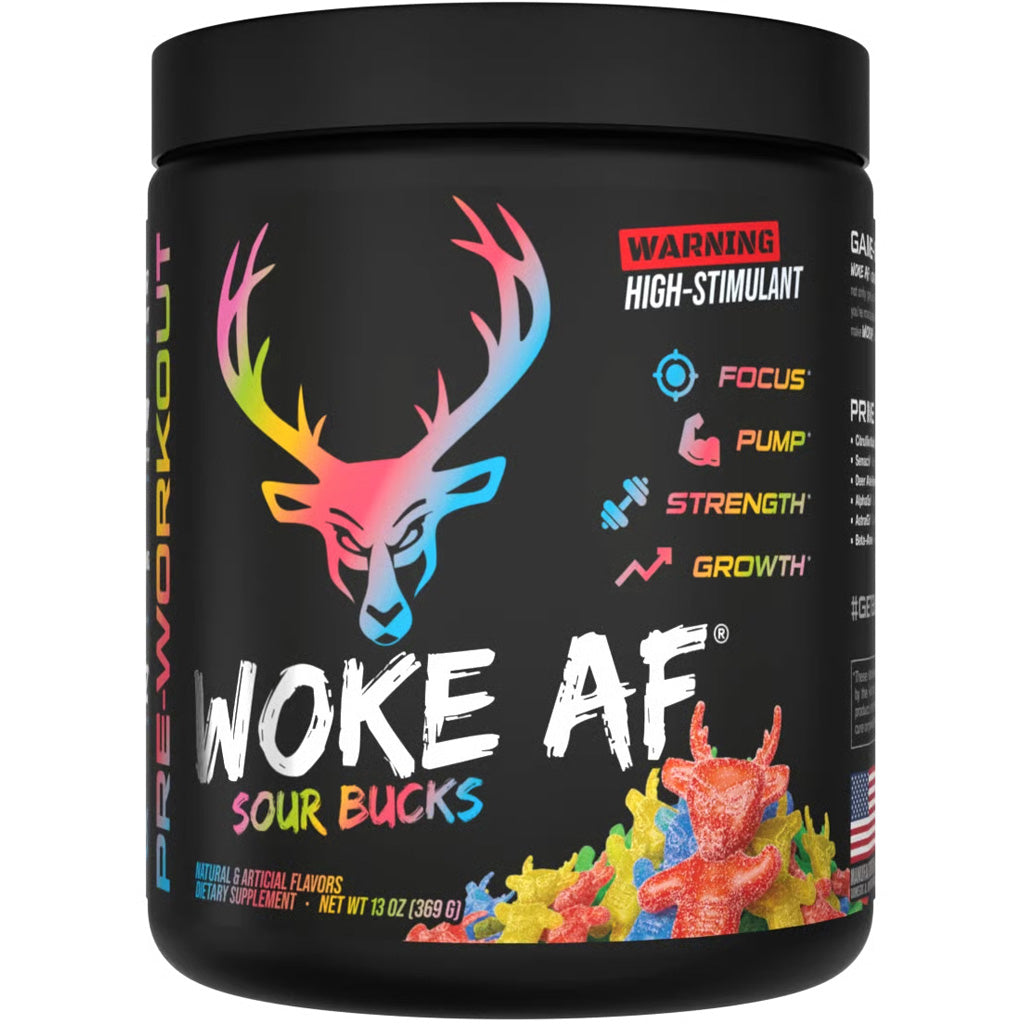 Bucked Up Woke AF Sour Bucks High-Stimulant Pre-Workout 30 Servings
