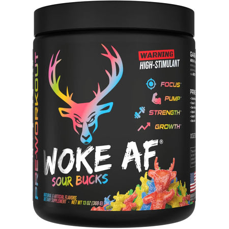 Bucked Up Woke AF Sour Bucks High-Stimulant Pre-Workout 30 Servings