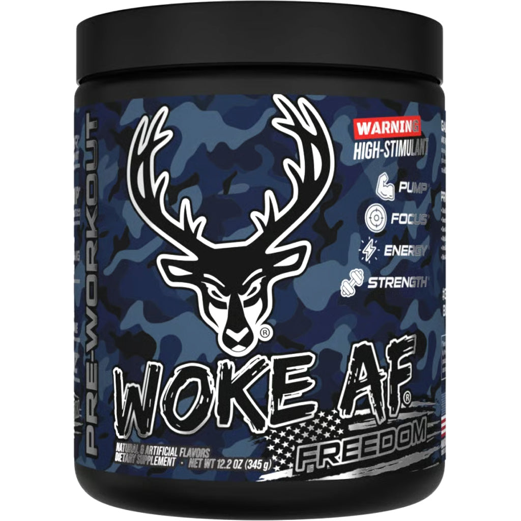 Bucked Up Woke AF Freedom Grape High-Stimulant Pre-Workout 30 Servings