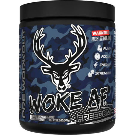 Bucked Up Woke AF Freedom Grape High-Stimulant Pre-Workout 30 Servings