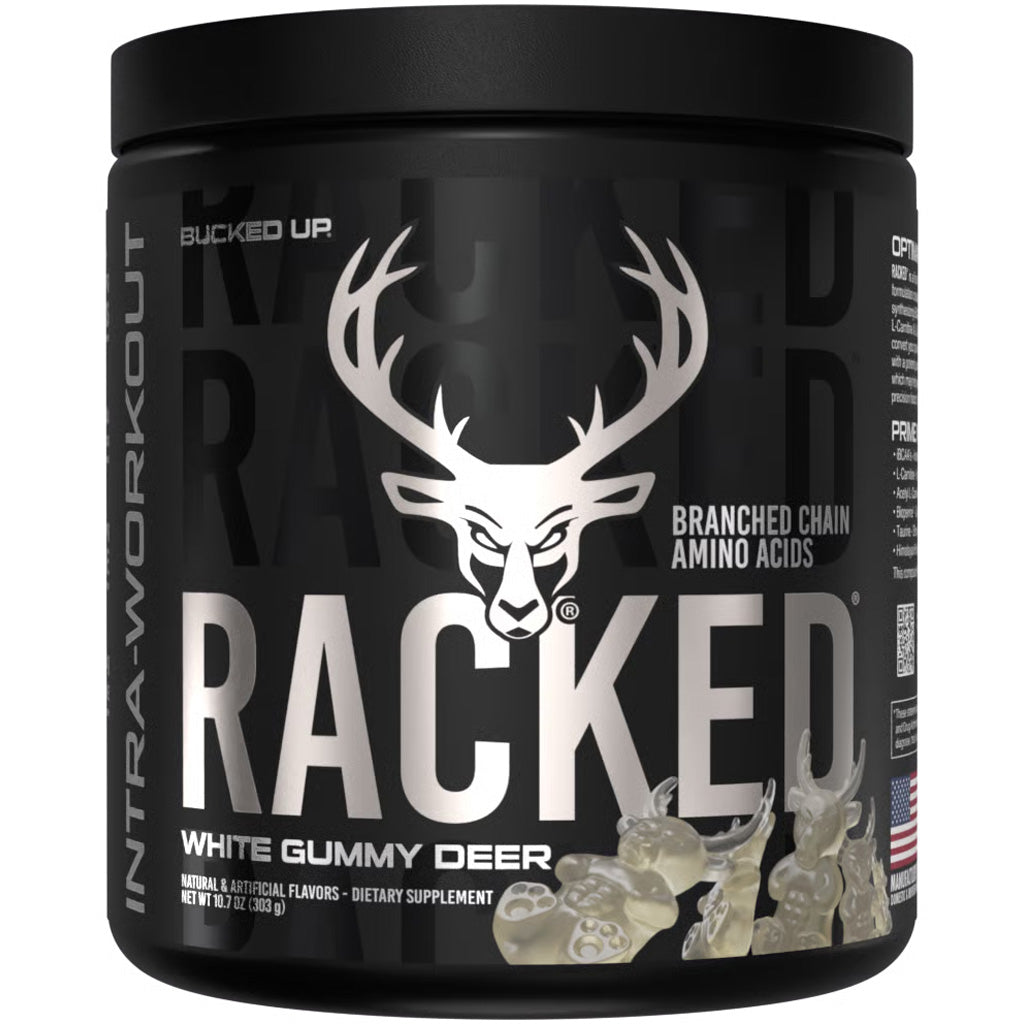 Bucked Up White Gummy Deer Racked BCAA Recovery Formula 30 Servings