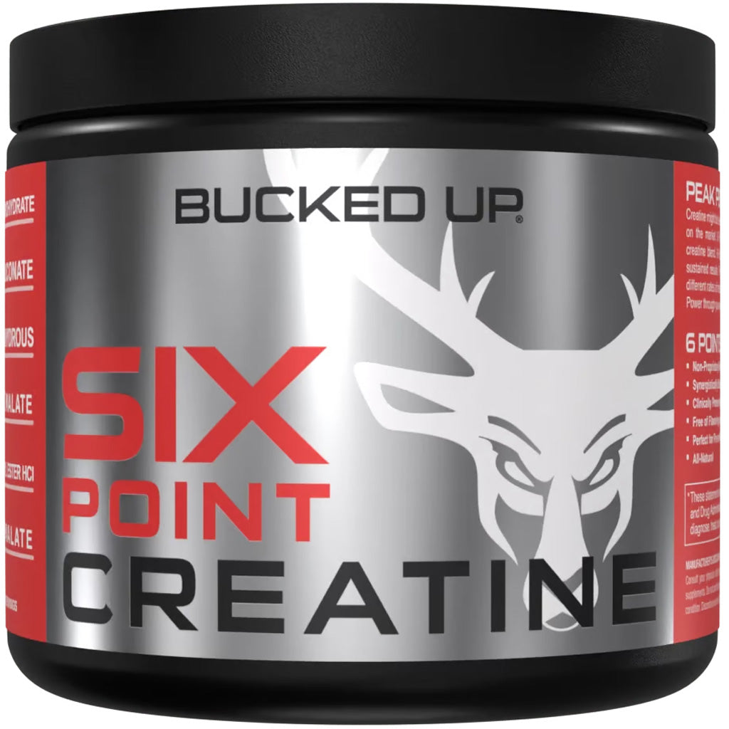 Bucked Up 6 Point Creatine Blend Unflavored 30 Servings Tub