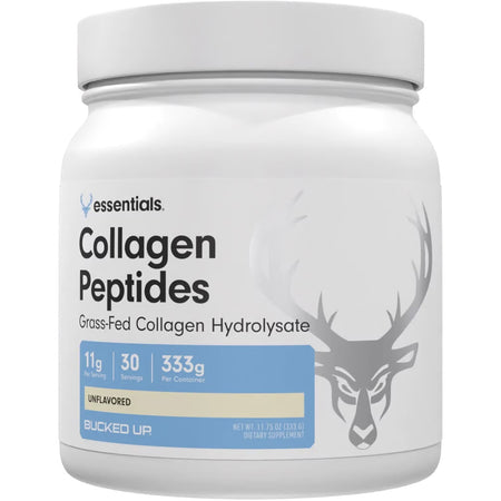 Bucked Up Hydrolyzed Collagen Peptides Unflavored 30 Servings Tub