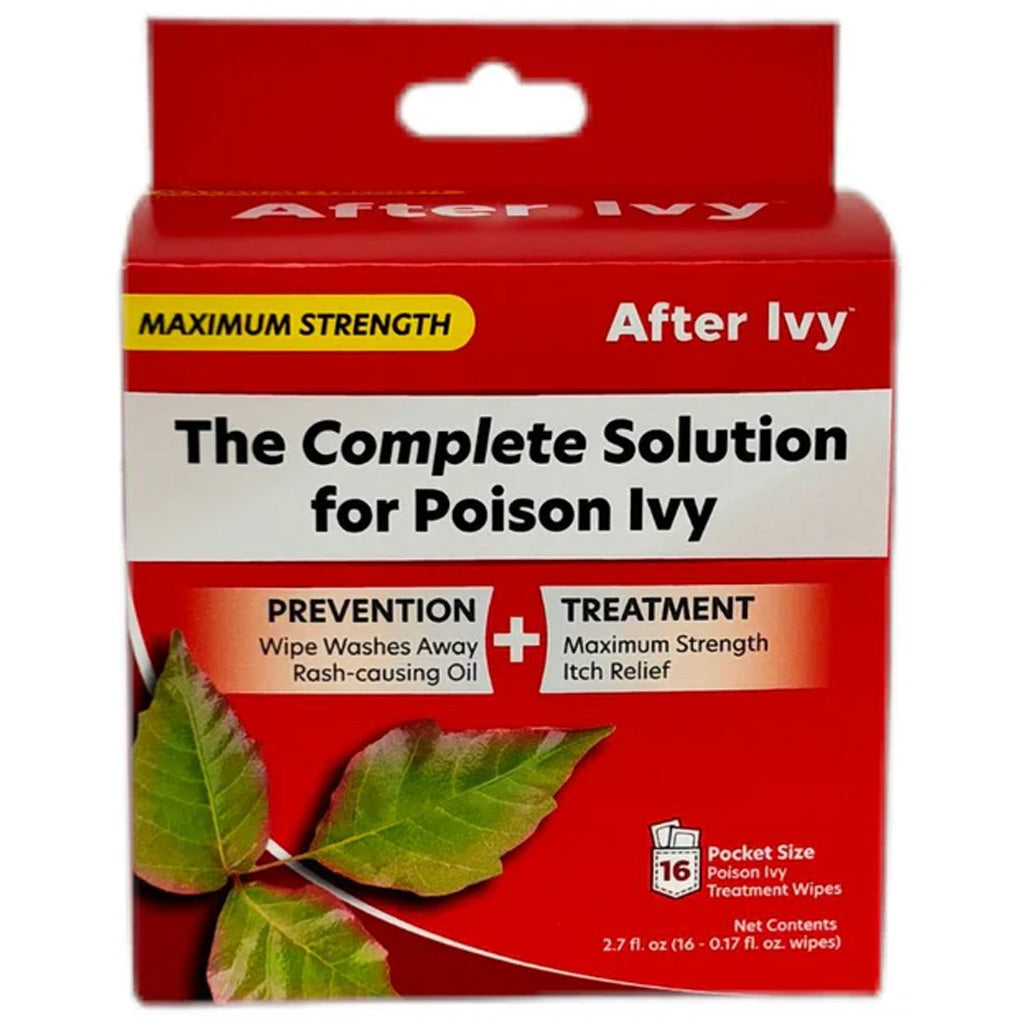 Adventure After Ivy Poison Plant Itch Wipes 16-Count