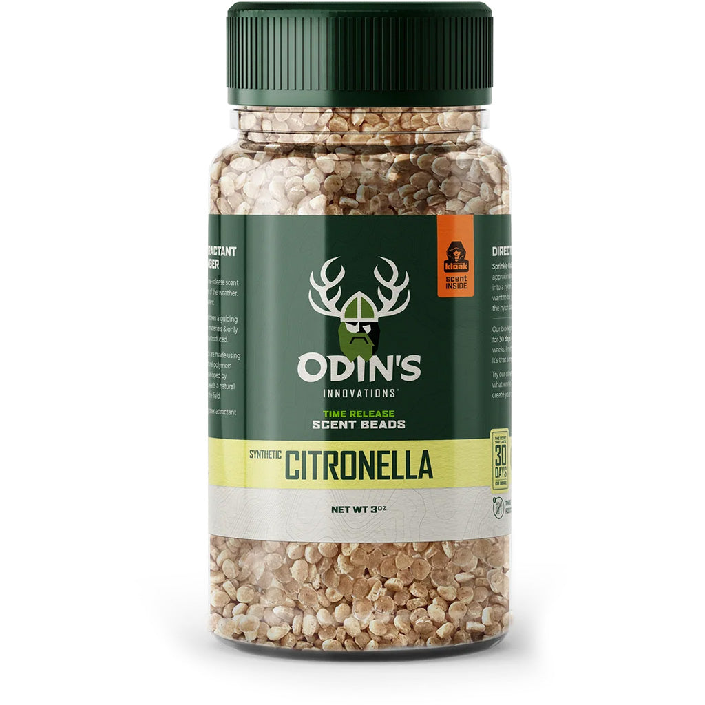 Odin's Innovations Citronella Scented Outdoor Repellent Beads 3oz Bottle