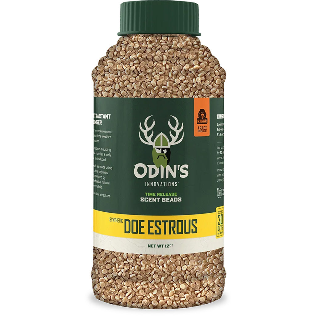 Odin's Innovations Synthetic Doe In Estrus Scented Beads 12oz Bottle
