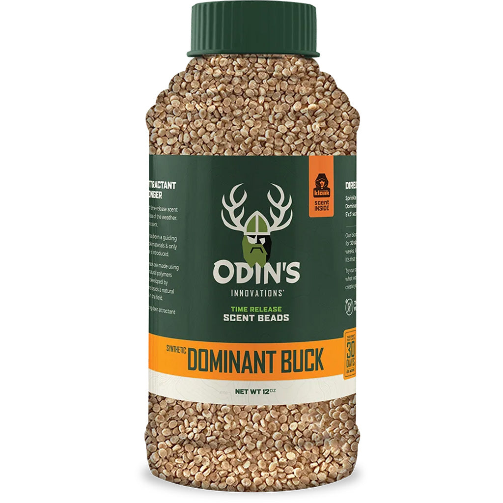 Odin's Innovations Synthetic Dominant Buck Scented Beads 12oz Bottle