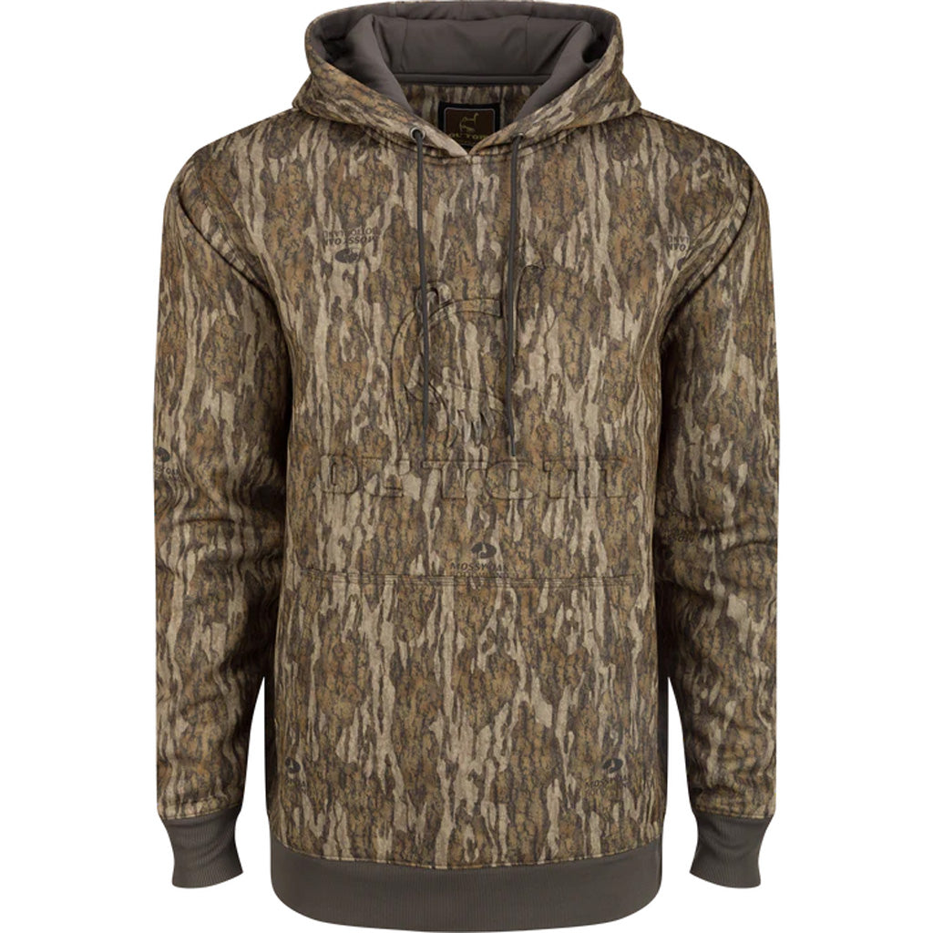 Drake Ol' Tom Back Eddy Stretch Camo Hoodie MO Bottomland 2XLarge