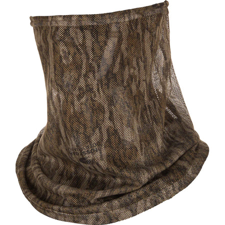 Drake Ol' Tom Turkey Hunter Mesh Half Mask Mossy Oak Bottomland OSFM