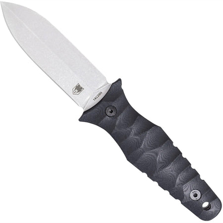 CobraTec Claymore Stonewash Satin Single Blade Fixed Dagger