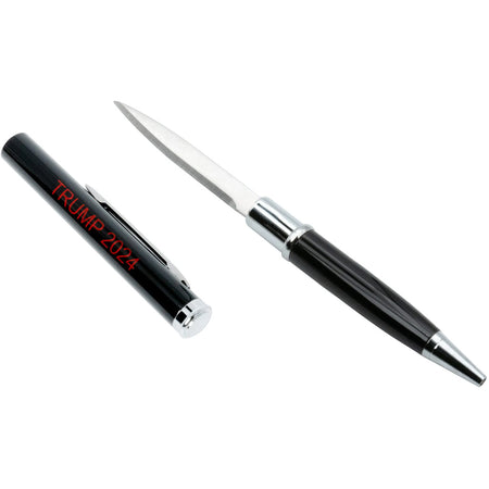 CobraTec Pen Knife with Hidden Fixed Blade Trump Edition