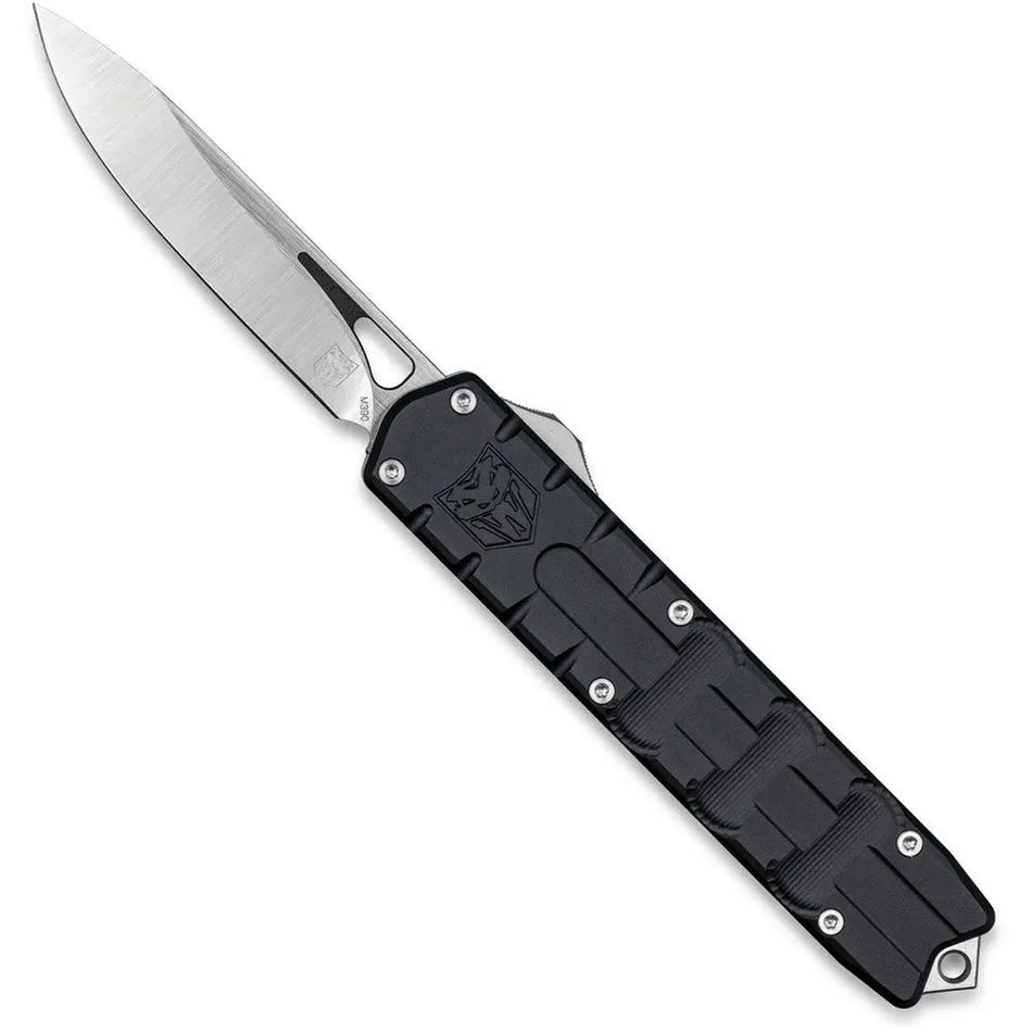 CobraTec Medium Enforcer M390 Premium OTF Knife Black