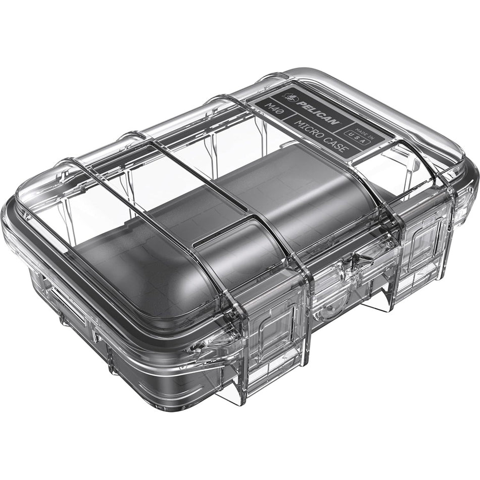 Pelican Waterproof M40 Micro Case Black/Clear