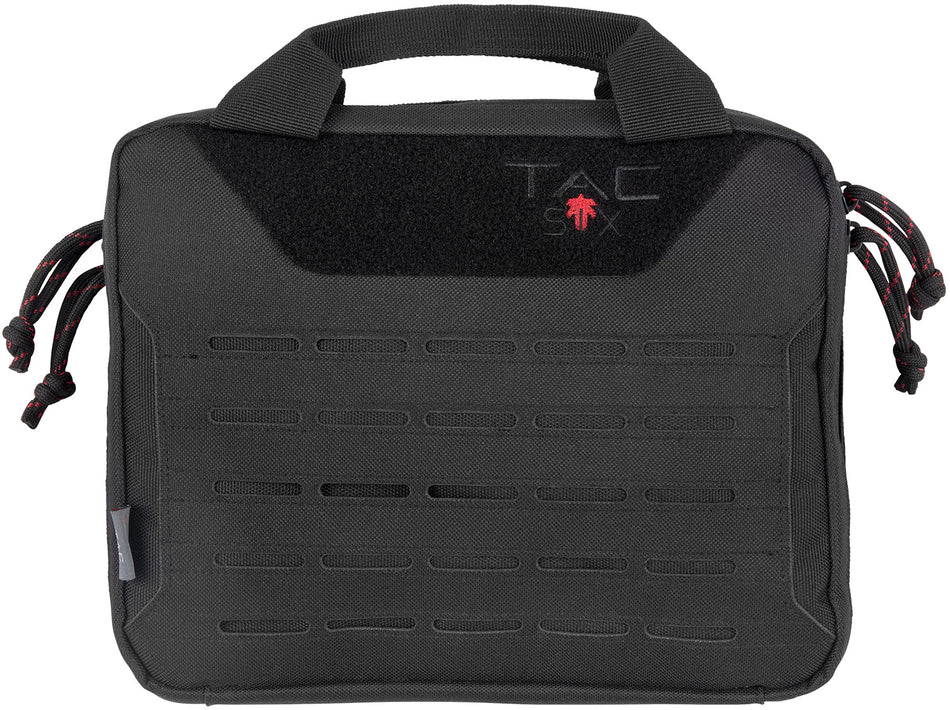 Tac Six 10814 Black 600D Polyester Crew Tactical Case for 2 Handguns