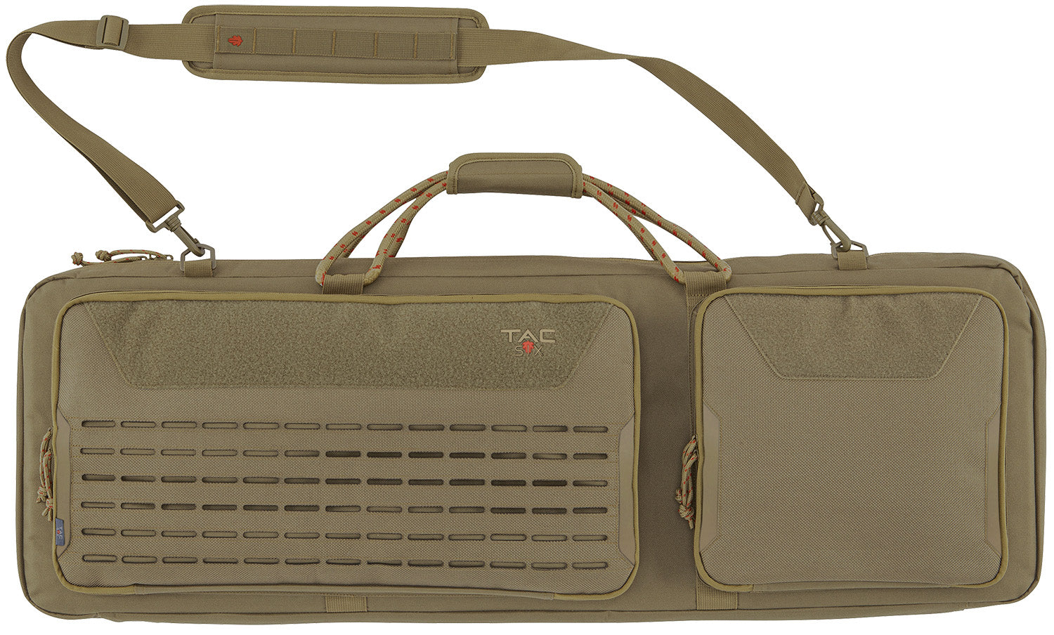 Tac Six 10828 Coyote 600D Polyester 38-Inch Squad Tactical Rifle Case