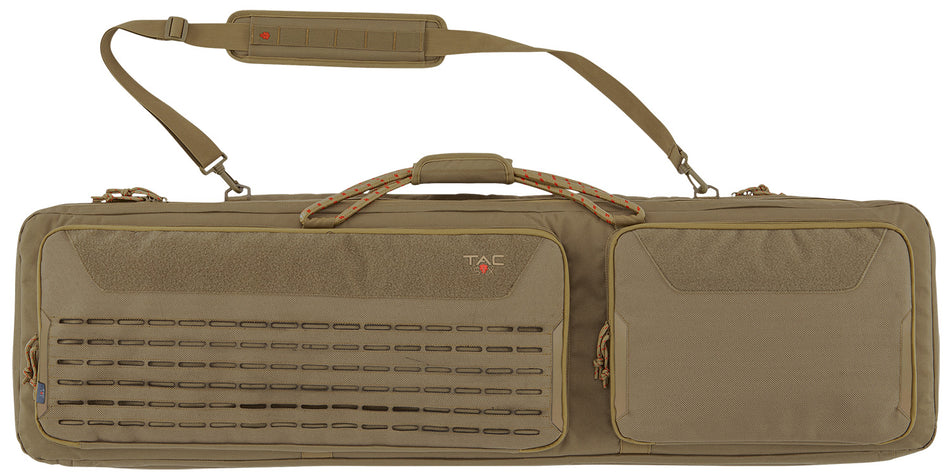 Tac Six 10833 Coyote 600D Polyester 46-Inch Unit Tactical Case for 2 Rifles