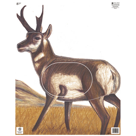 Maple Leaf NFAA Group 2 Animal Target Face Antelope 22.5"x28.5"
