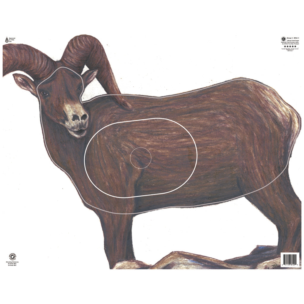 Maple Leaf NFAA Group 2 Animal Target Face Ram 22.5"x28.5"