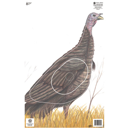 Maple Leaf NFAA Group 3 Turkey Animal Round Face Target
