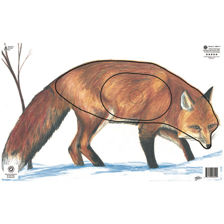 Maple Leaf NFAA Group 3 Fox Animal Round Face Target