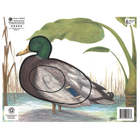 Maple Leaf NFAA Group 4 Duck Animal Round Face Target