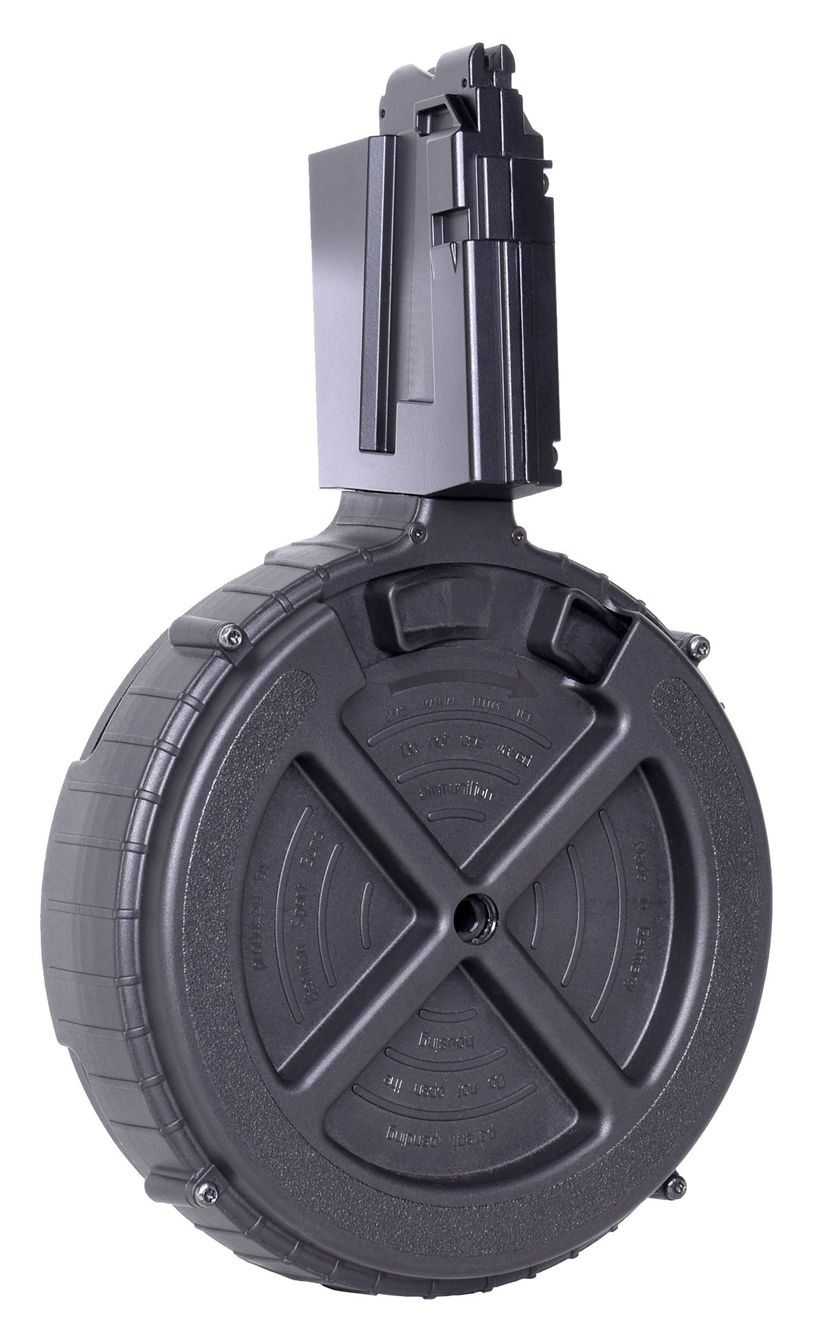 Mauser Rimfire 4150104 110rd .22 LR M-15 Drum Replacement Magazine Black Polymer