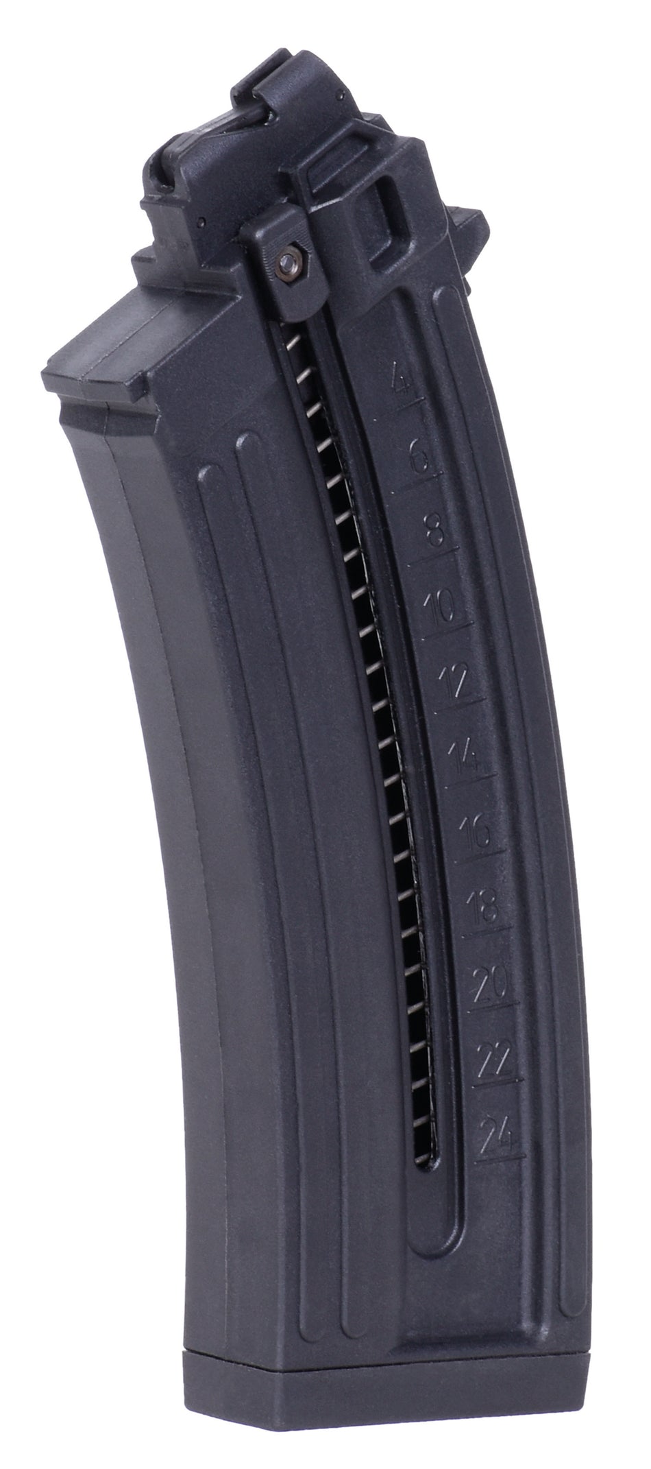 Mauser Rimfire 4070002 24rd .22 LR AK-47 Style Replacement Magazine Black Polymer