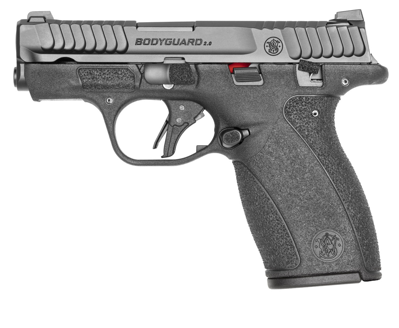Smith & Wesson 14192 Bodyguard 2.0 Micro Frame 380 ACP 10+1 2.75" Black Armornite Stainless Steel Barrel & Serrated Slide, Black Armornite Polymer Frame, Textured Grip, Thumb Safety