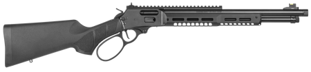 Smith & Wesson 14195 1854 Stealth Hunter 45 Long Colt 8+1 16.30" Black Armornite Threaded Barrel, Black Anodized Aluminum Receiver w/Picatinny Rail, Fixed w/Textured Grip Panels Black Synthetic Stock