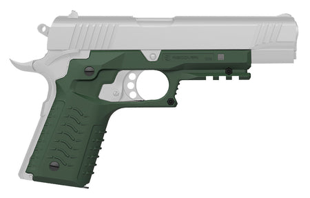 Recover Tactical CC3H03 Picatinny Rail Grip System OD Green Polymer Standard 1911