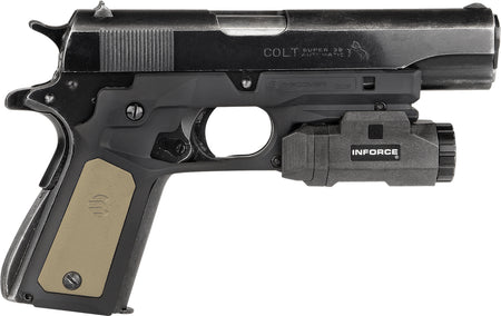 Recover Tactical 1911 Glass-Reinforced Polymer Grip Frame Black Interchangeable Tan Panels CC3P0102