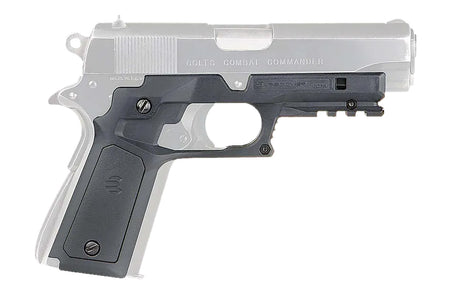 Recover Tactical 1911 Glass-Reinforced Polymer Grip Frame Gray Interchangeable Light/Dark Gray Panels CC3P0504