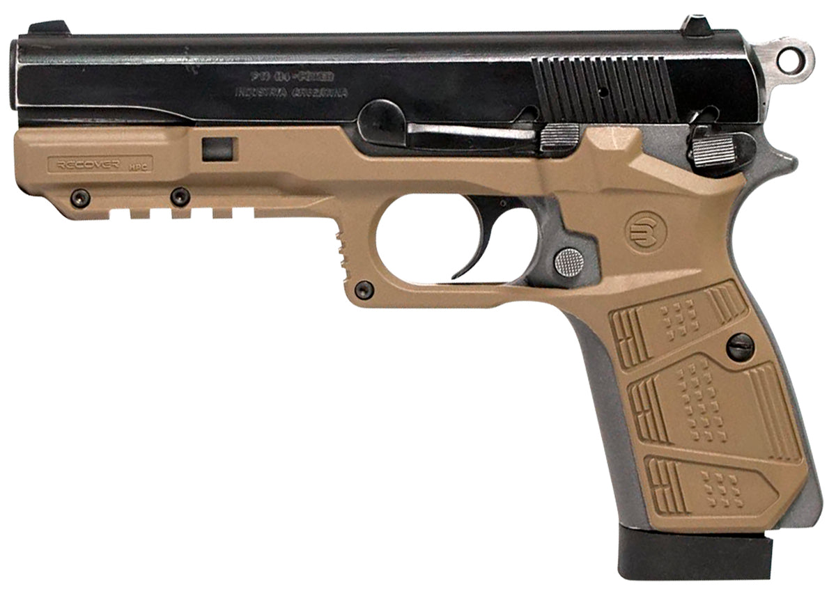 Recover Tactical HPC-02 Picatinny Grip and Rail System Tan Polymer for Hi-Power
