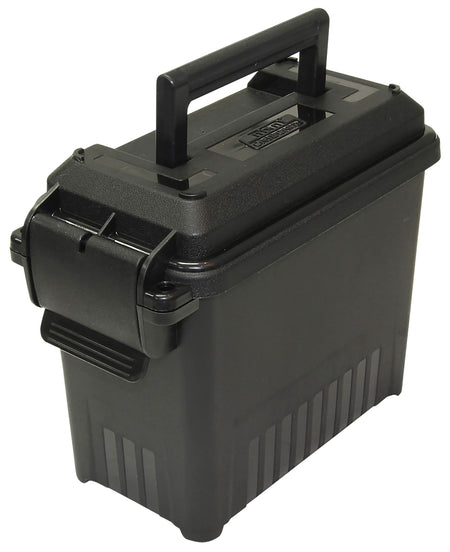 MTM Case-Gard Mini Ammo Can AC1540 Multi-Caliber Black Polypropylene Water-Resistant Seal