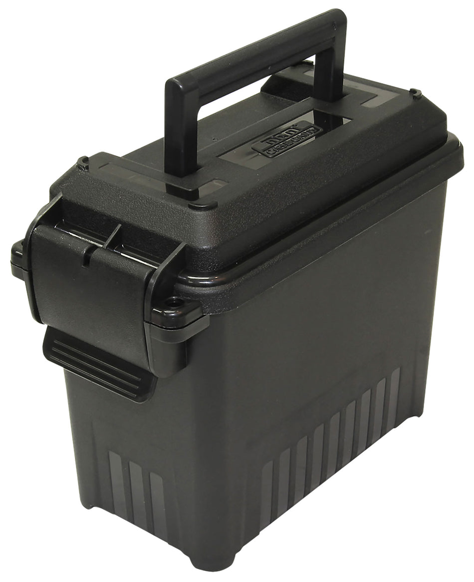 MTM Case-Gard Mini Ammo Can AC1540 Multi-Caliber Black Polypropylene Water-Resistant Seal