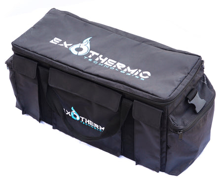 Exothermic Technologies PFBAG Black Nylon Carry Bag Pulsefire LRT with Embroidered Logo and Pouches