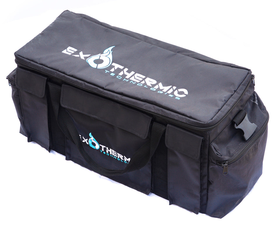 Exothermic Technologies PFBAG Black Nylon Carry Bag Pulsefire LRT with Embroidered Logo and Pouches