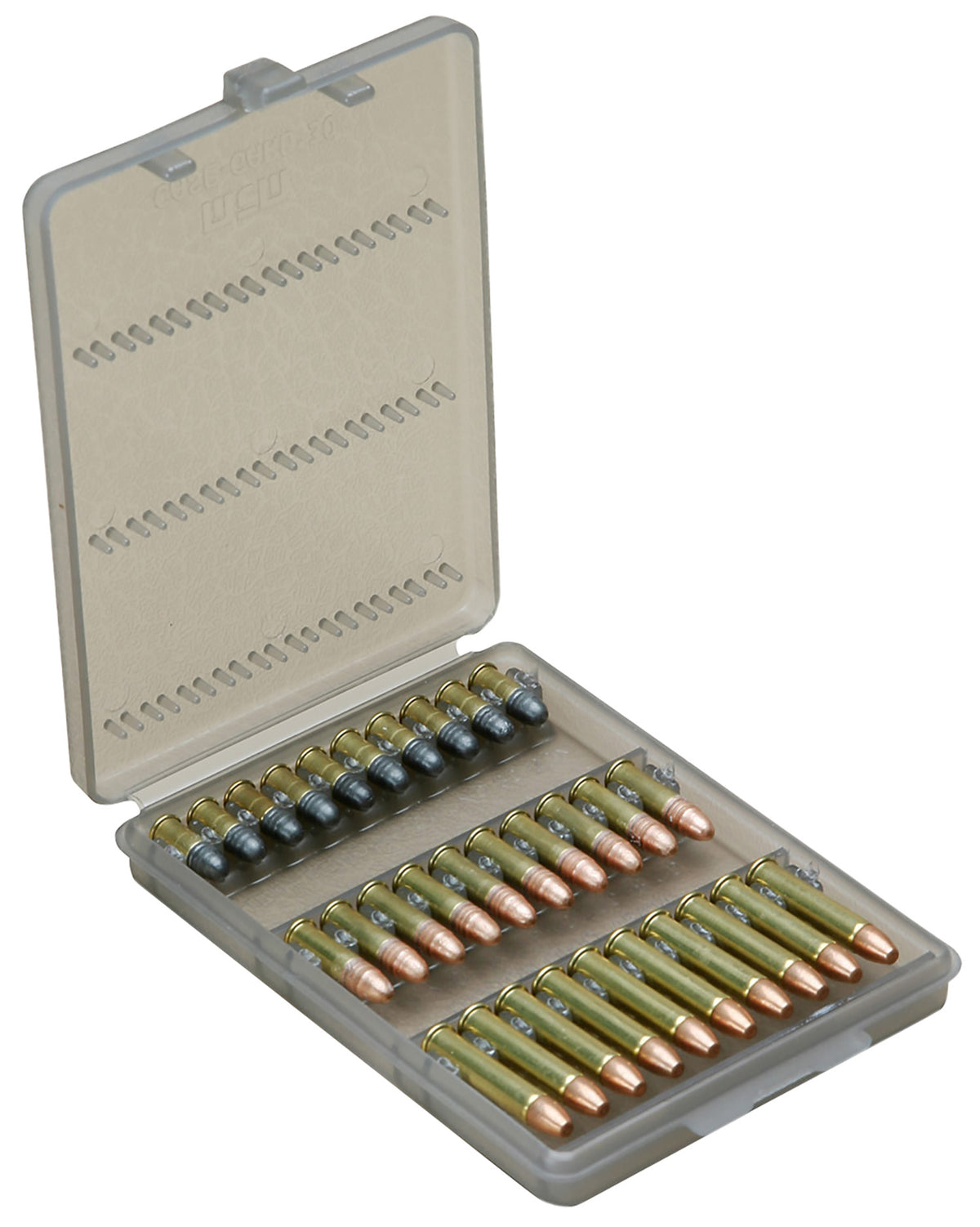 MTM Case-Gard Ammo-Wallet W302241 .22 LR .17 HM2 30 Round Clear Smoke Polymer
