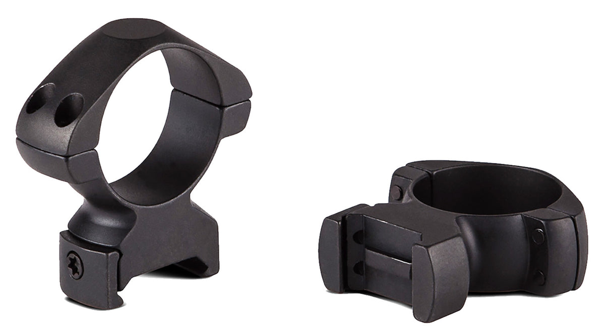 Konus 7402 Low-Profile Steel Scope Rings 1" Matte Black Weaver/Picatinny 0 MOA