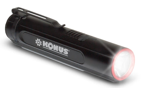 Konus 3930 KonusLight-2K White LED Flashlight 500/1000/2000 Lumens Rechargeable