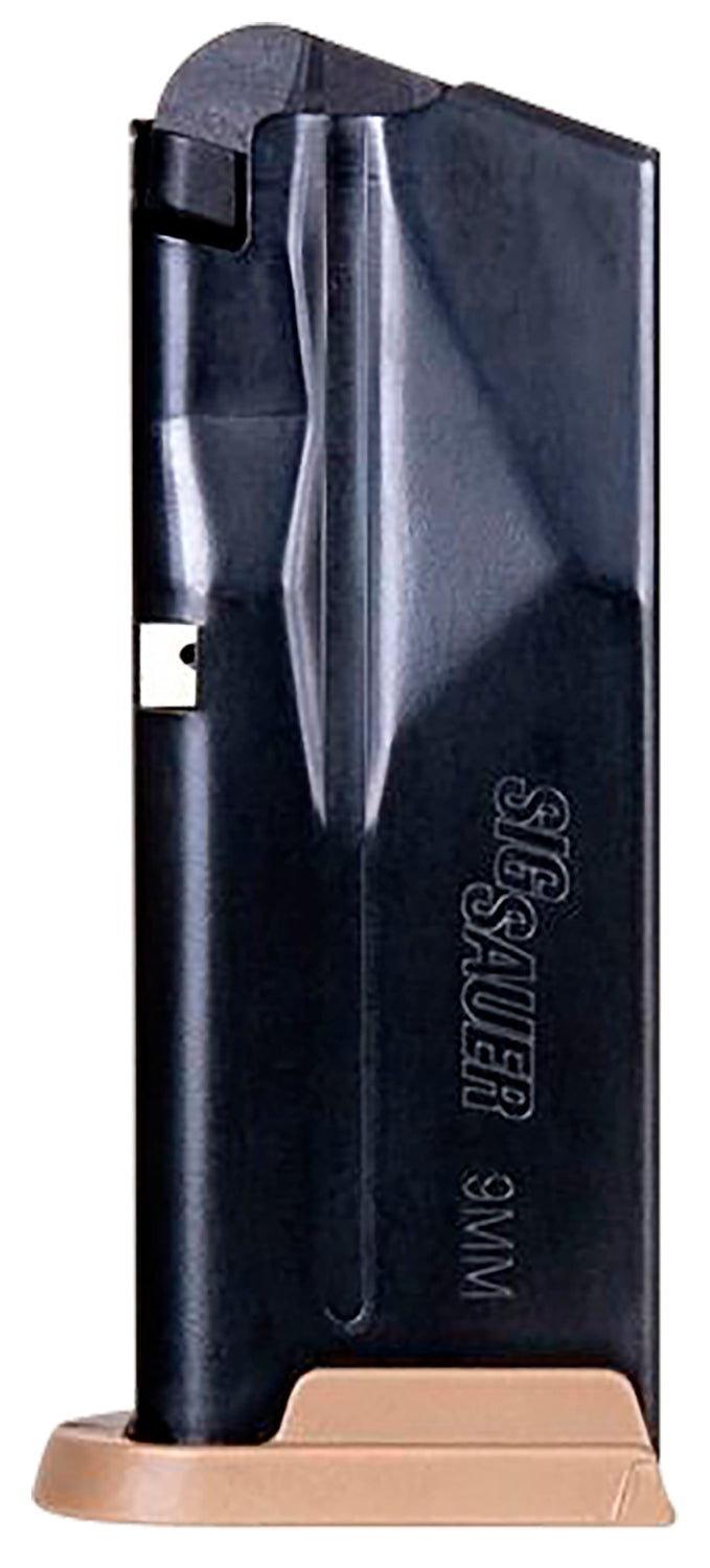 Sig Sauer P365 Micro-Compact 9mm Luger 10-Round Flush Fit Coyote Brown Steel Magazine