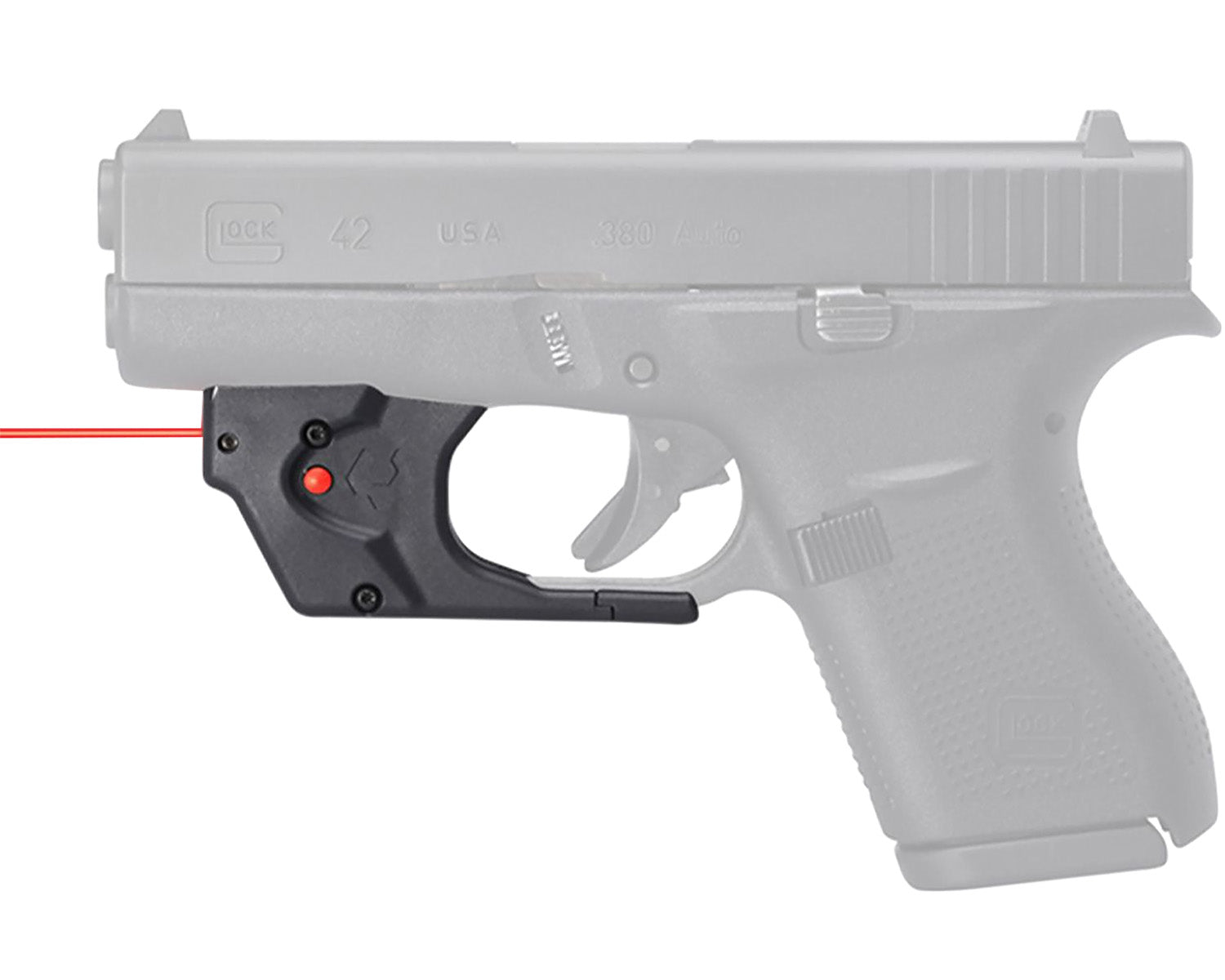 Viridian E-Series Red Laser 9120014 Glock 42 43 43X 48 Trigger Guard Mount 25 Yard Range Black