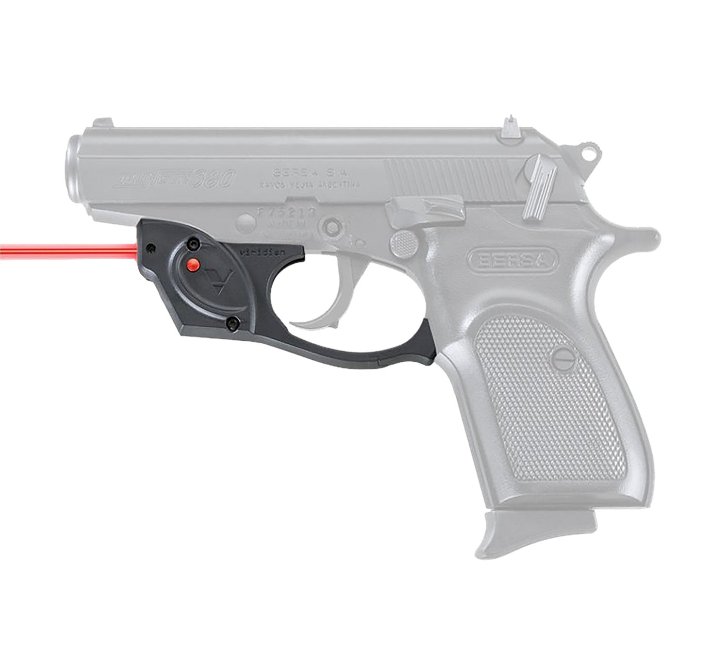 Viridian E-Series Red Laser 9120006 Bersa Thunder 380 Trigger Guard Mount 25 Yard Daytime Range Black