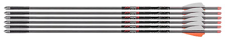 Axe Crossbows Axe 440 Micro-Diameter Bolts .166 Gray/Orange/White 19" 6-Pack